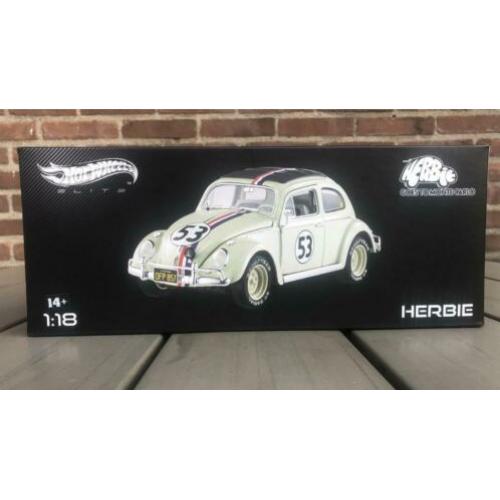 Volkswagen herbie #53 white 1/18 scale