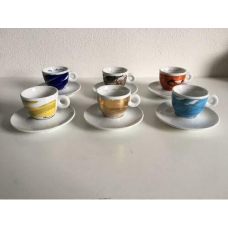 illy art collection Italy 6 espressocups Peter Roesch 1999