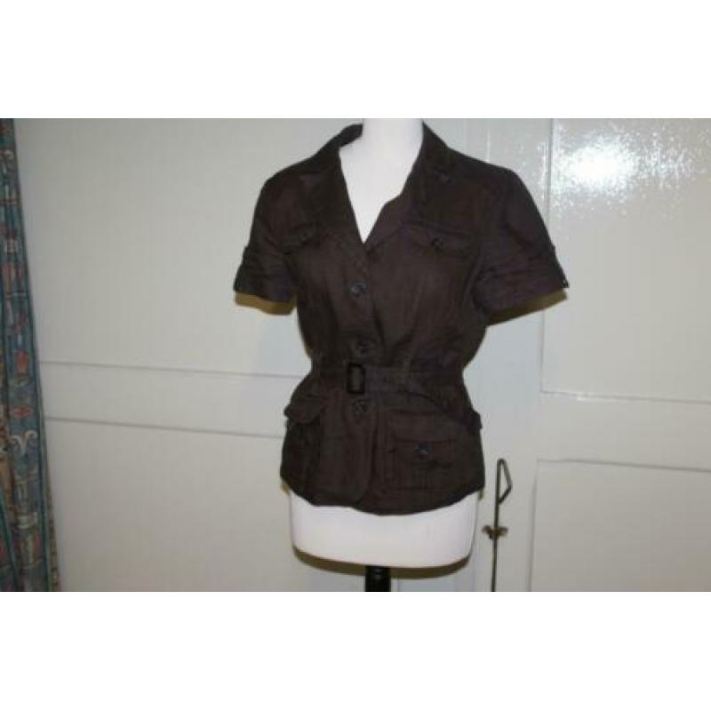 vlot linnen blouse mt 42 KOOPJE