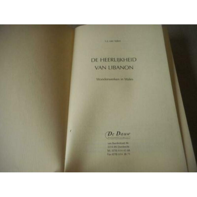 De heerlijkheid van Libanon - L.J. van Valen
