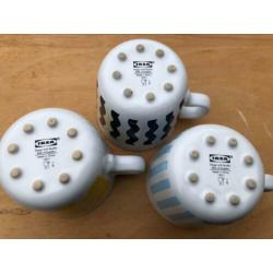 Ikea bekers Framkalla 3 stuks