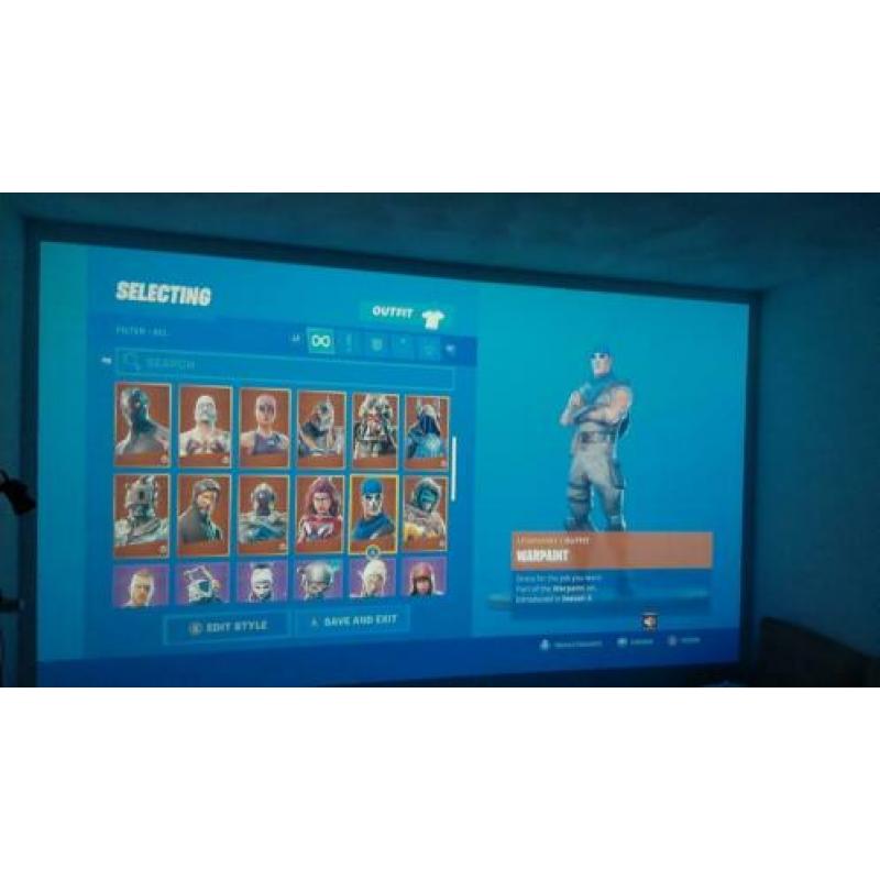 Fortnite account, OG skins, 350+ wins en Save the World.