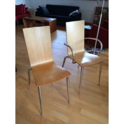 Olly Tango Starck Driade eettafelstoelen