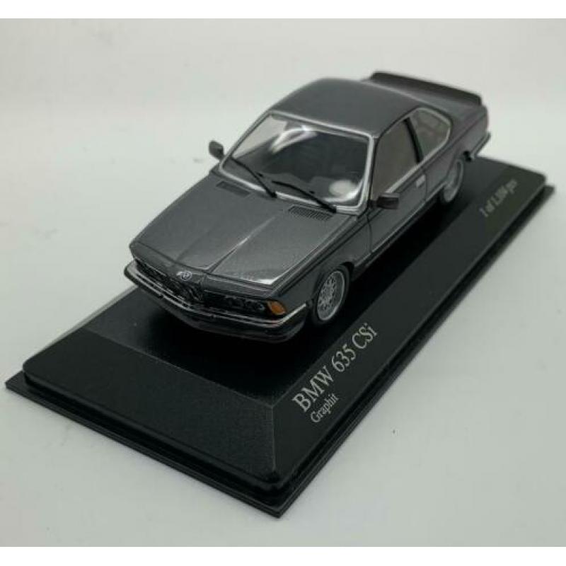 BMW 635 CSI (E24) Grijs Metallic Minichamps 1:43