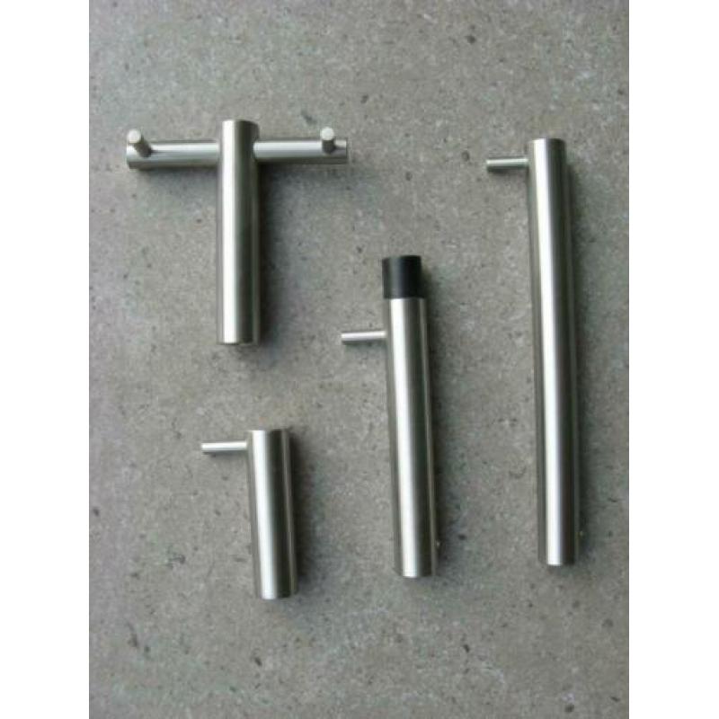 RVS Intersteel Handdoekhaak T-vorm, enkel, kleding deurstop!