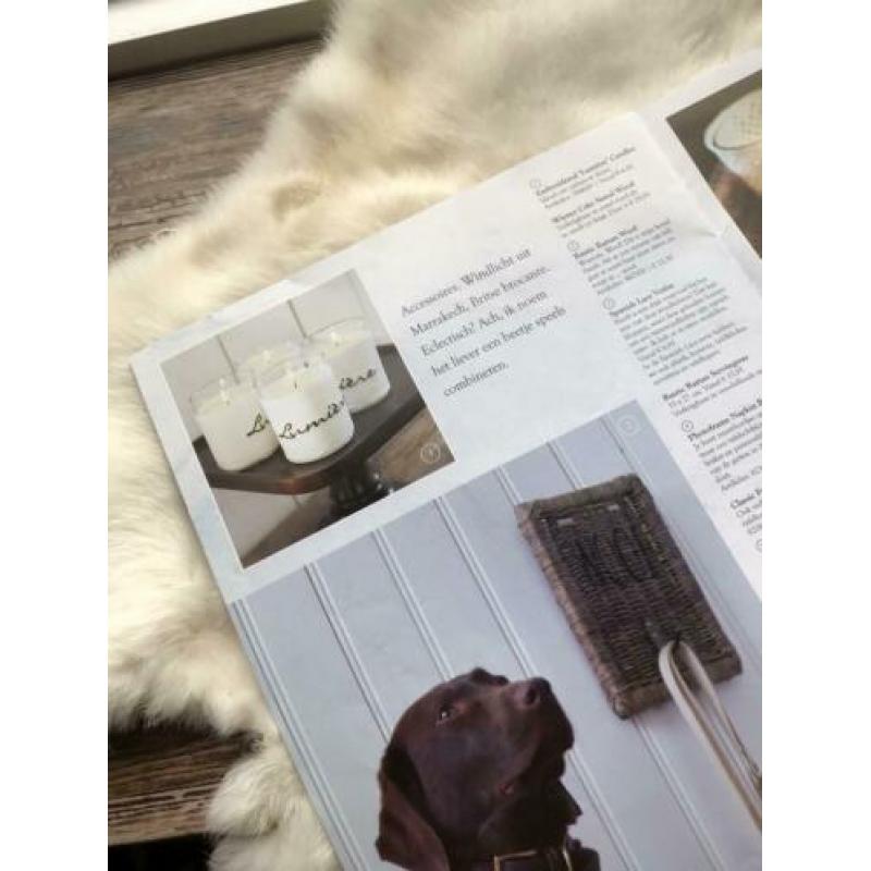 RIVIÈRA MAISON rustic rattan mandje met waxine houders