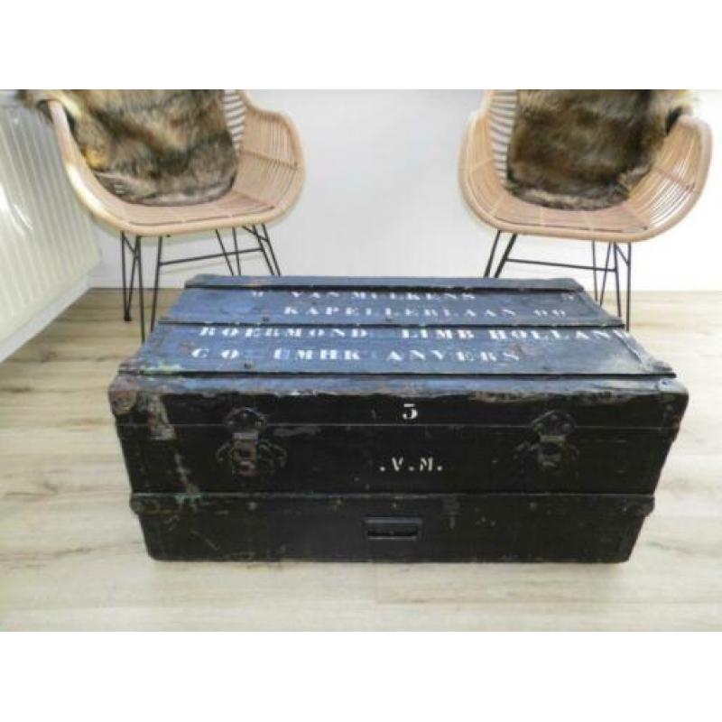 scheepskist schatkist salontafel mancave