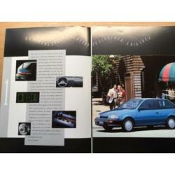 Autofolder/Brochure Suzuki Swift 1993 6 pagina's
