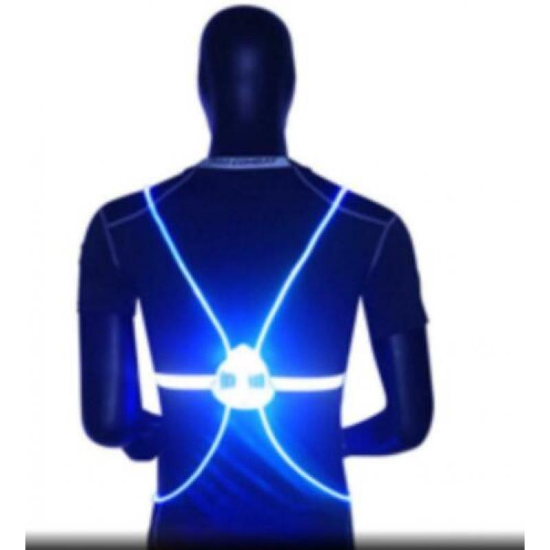 NIEUW!! Veiligheidsvest Hogezichtbaarheid met ledverlichting