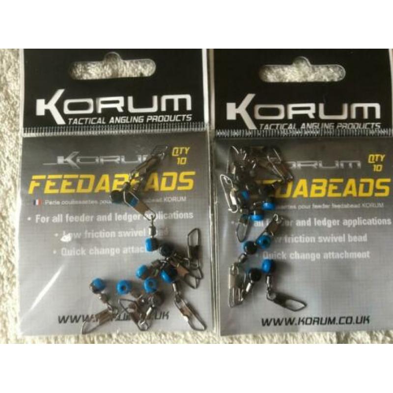 adv 119 / NIEUW set 7 pakjes feedabeats KORUM