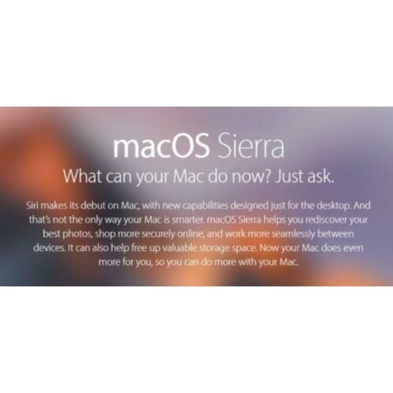 macOS Sierra 10.12.6+High Sierra 10.13.6 Installatie USB OSX
