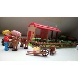 "Lego" boerderij. Spaaractie van de Deka.