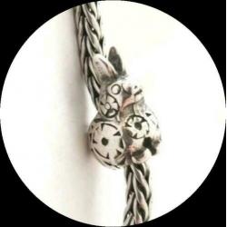 Trollbeads Decoratief Konijntje TAGBE-30036 / retired bedel