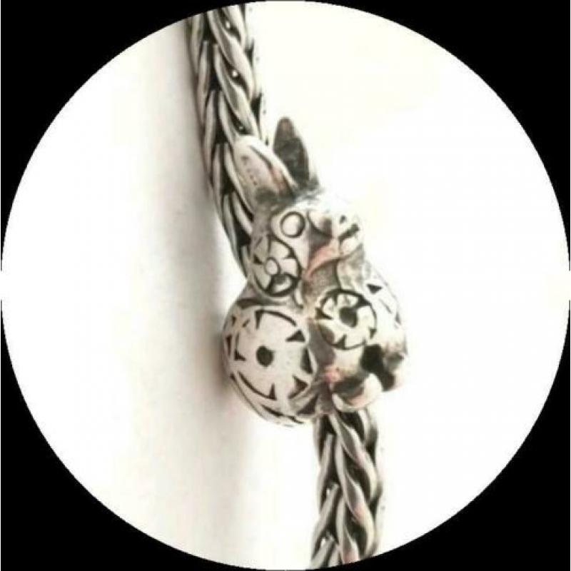 Trollbeads Decoratief Konijntje TAGBE-30036 / retired bedel