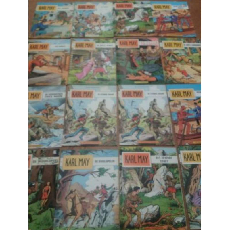 Stripboeken Karl May 16 × .