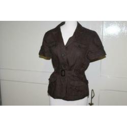 vlot linnen blouse mt 42 KOOPJE