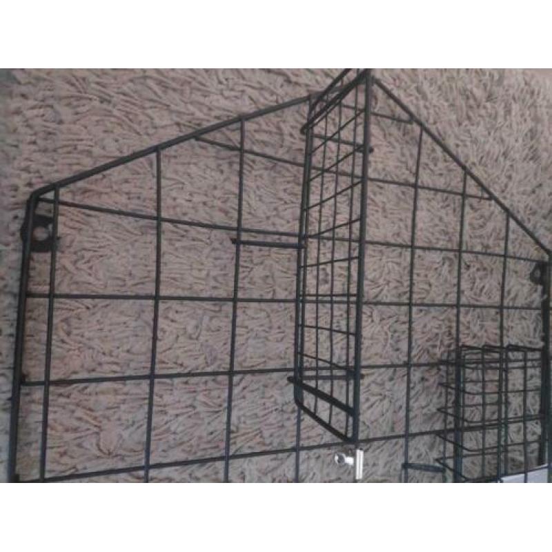 Wandrek metaal zwart 50x50 cm h&s collectie incompleet nieuw