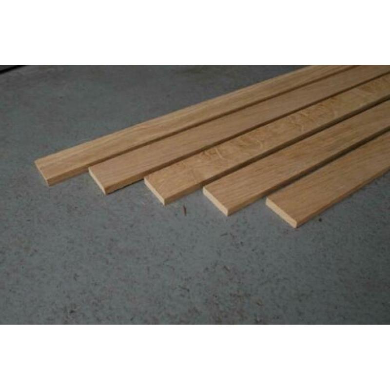 Eiken Hardhouten Gladgeschaafde Latten: Diverse Maten!