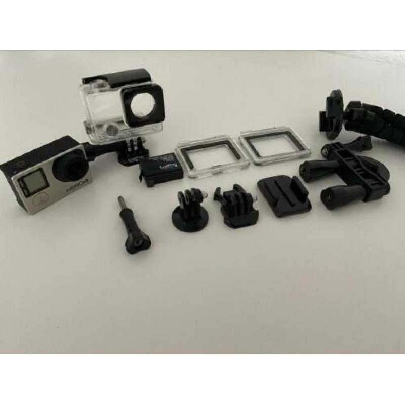 Gopro Hero 4 Silver (met accessoires)