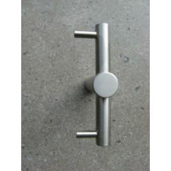 RVS Intersteel Handdoekhaak T-vorm, enkel, kleding deurstop!