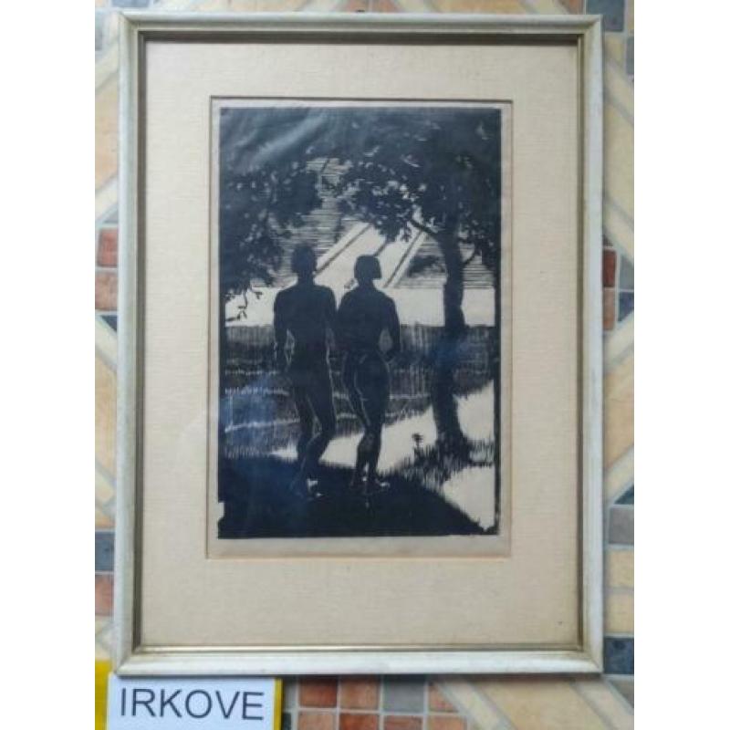 SAMEN OP WEG * GRAVURE IN LIJST * Heel Apart *
