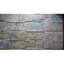 Esso 5 landkaarten 1959 VS New York Long Island New Jersey