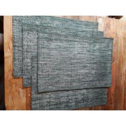 4 taupe placemats