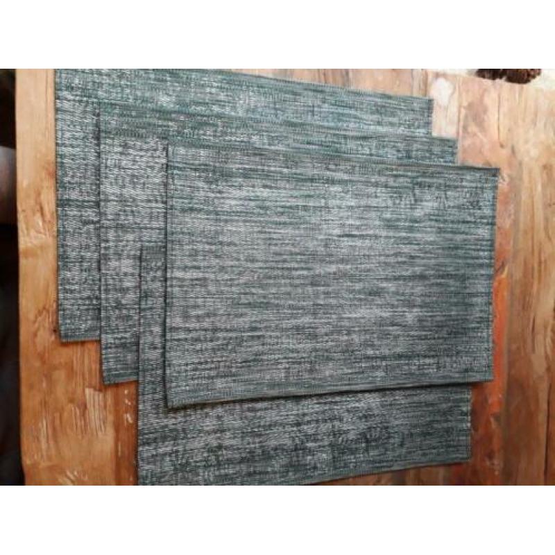 4 taupe placemats
