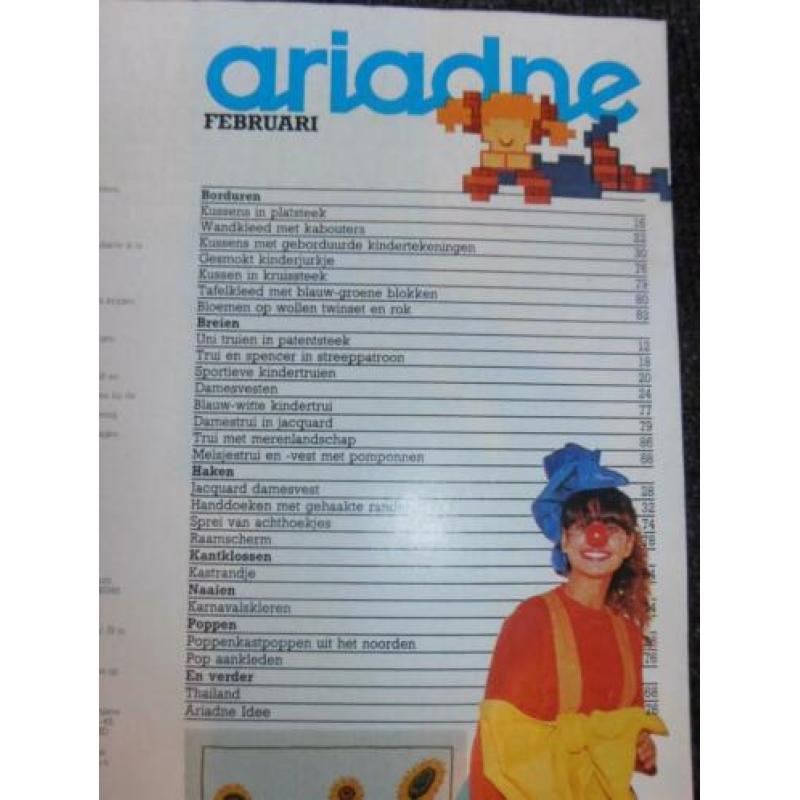 Ariadne handwerken februari 1981 randjes haken