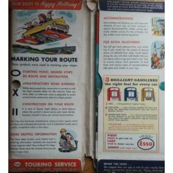Esso 5 landkaarten 1959 VS New York Long Island New Jersey