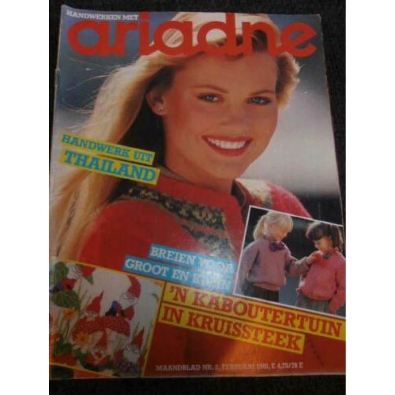 Ariadne handwerken februari 1981 randjes haken