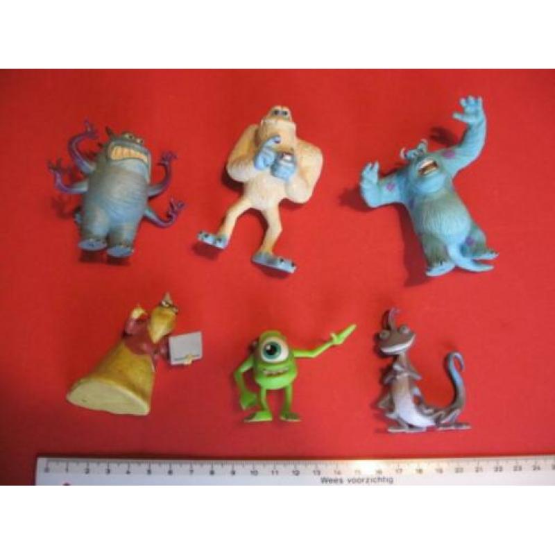 Partij Monsters Inc. poppetjes Disney Pixar figuurtjes