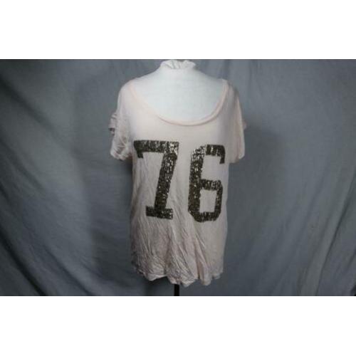 Leuk dames shirt met pailletjes Mt L