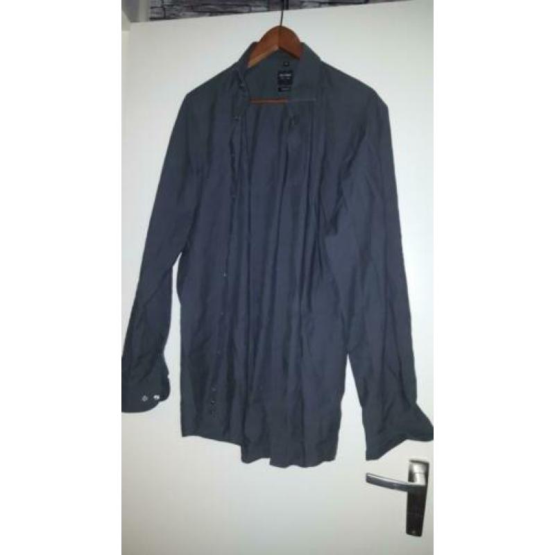 4 x OLYMP Body Fit Heren overhemd maat 43