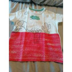Te koop leuk pakketje baby jongens shirtjes