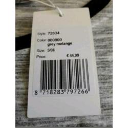 Nieuw geisha shirt met print en glitter applicatie