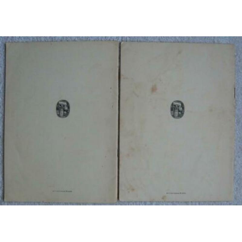6 tijdschriftjes Maandblad Kinder-Kompas 1955, 1956 & 1957