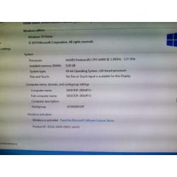 School/Werk desktop, of lichte gaming. SSD Pentium 8gb ram