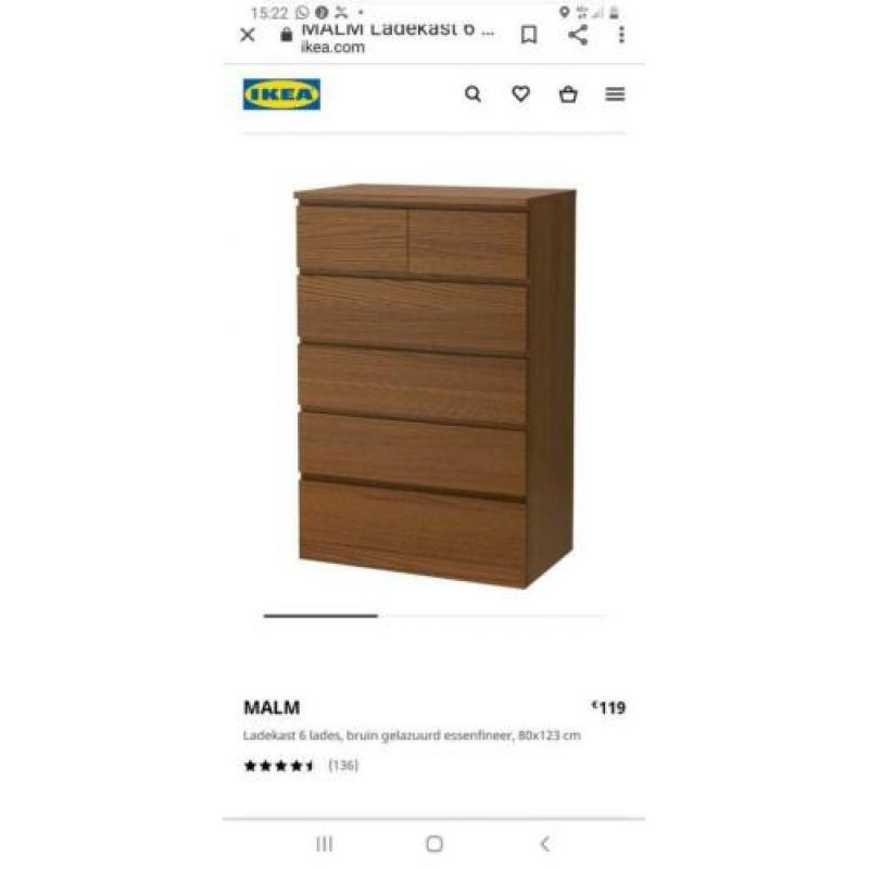 Malm ladekast ikea
