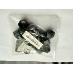wielmoerkap 21 mm zwart wheel nut cover