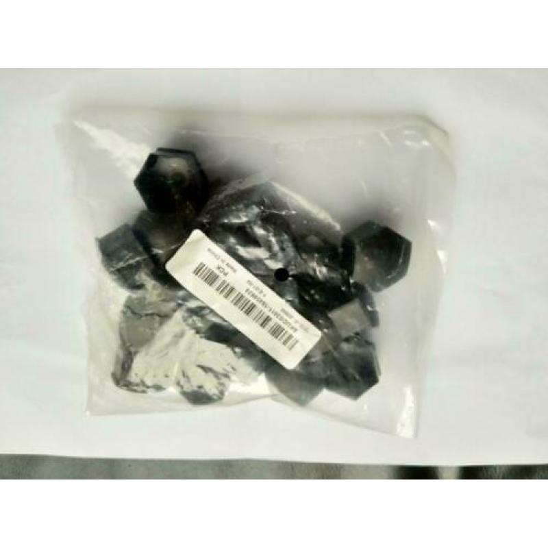 wielmoerkap 21 mm zwart wheel nut cover