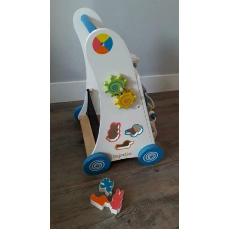 Houten loop kar