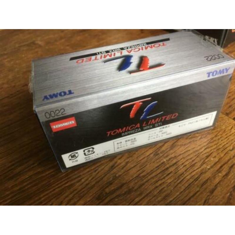 SUBARU iMPREZA WRX STi 2002 Tomy Tomica Limited nr 0022