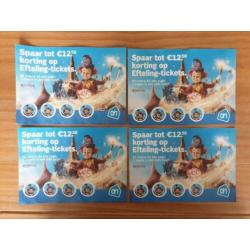 Volle spaarkaart €12,50 korting Efteling