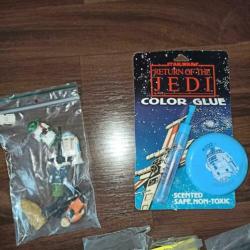Star Wars vintage merchandise schoolspullen Jar Jar sticky