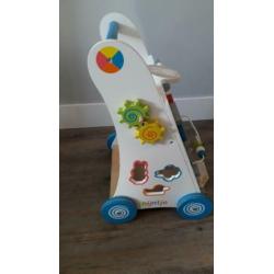 Houten loop kar