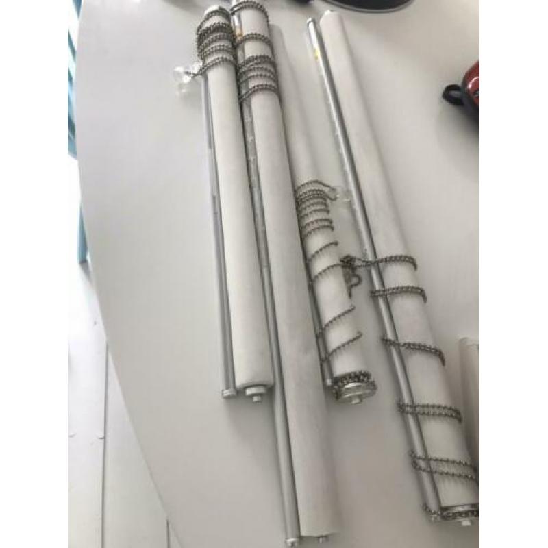 Super mooie rolgordijnen 240 cm lang.