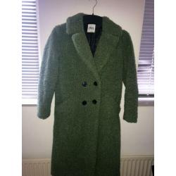 Zara dames jas groen