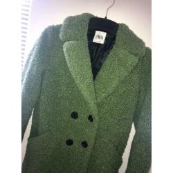 Zara dames jas groen