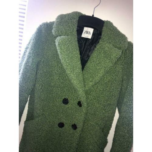 Zara dames jas groen